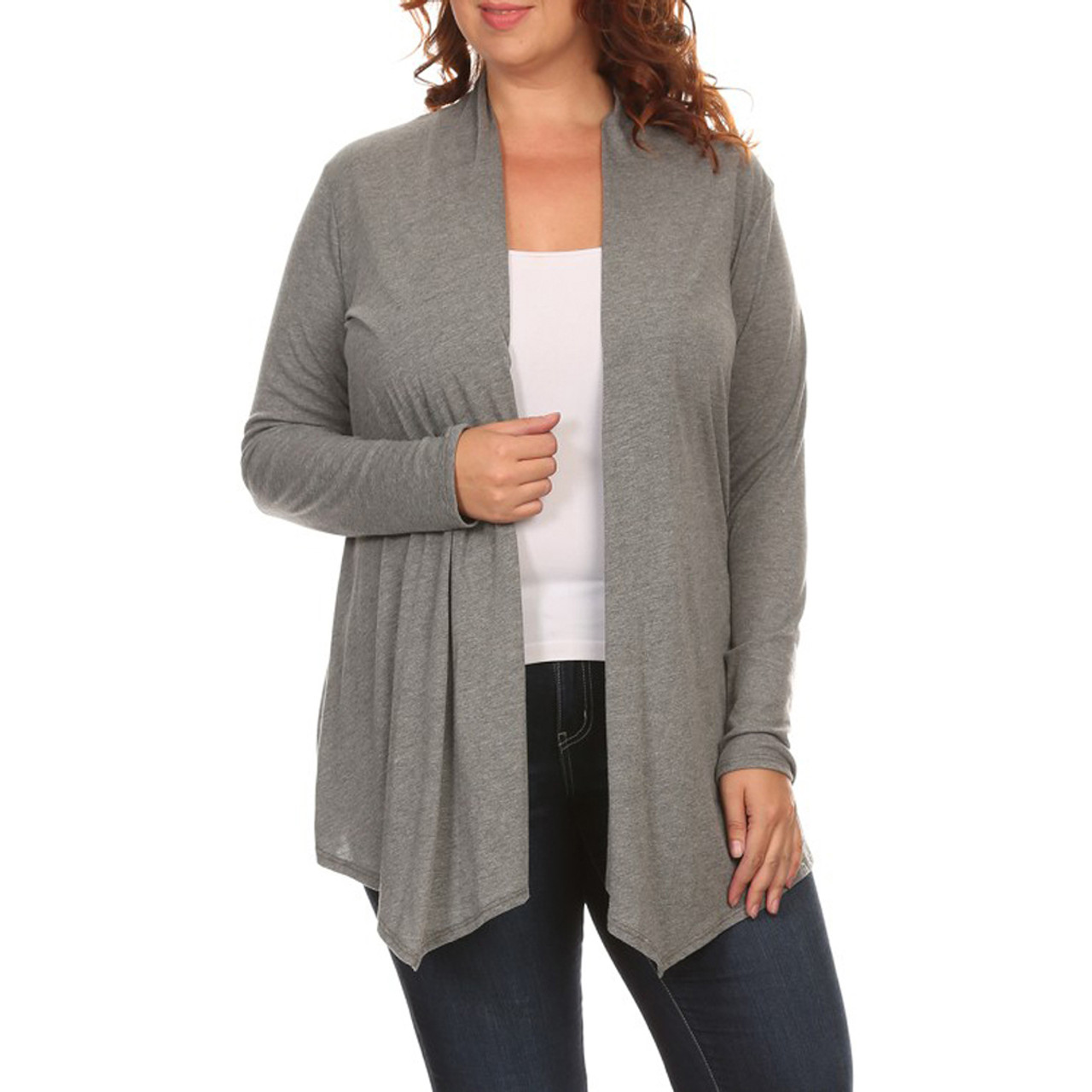 Plus size drape cardigan Clearance