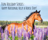 Fun Holiday Series: Happy National Help a Horse Day!