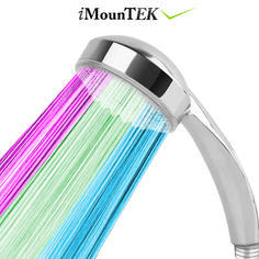 iMounTEK® Water-Powered LED Shower Head with Color-Changing Lights product