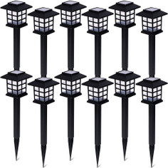 Zone Tech® Outdoor Bright Solar-Powered Light (12-Pack) product