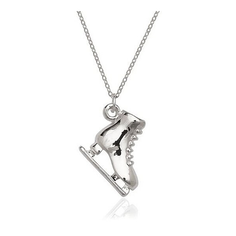 .925 Sterling Silver Skate Charm Necklace product