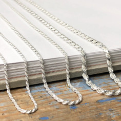 .925 Sterling Silver 3mm Rope Chain product