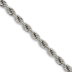 Stainless Steel Polished 6mm Rope Chain product