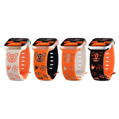 Halloween Cartoon Engraved Silicone Sport Band for Apple Watch product