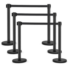 Retractable Belt Stanchion Queue Poles product