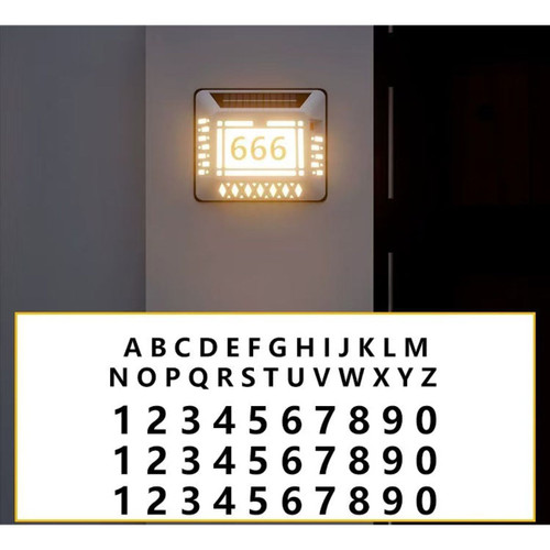Solar LED Address Sign - UntilGone.com