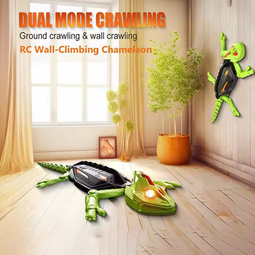 Remote Control Wall Climbing Lizard Toy - UntilGone.com