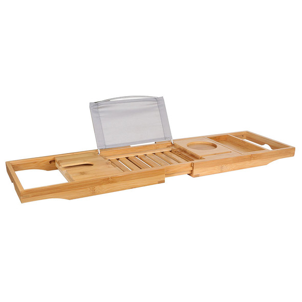 Expandable Bamboo Bathtub Caddy Tray product image