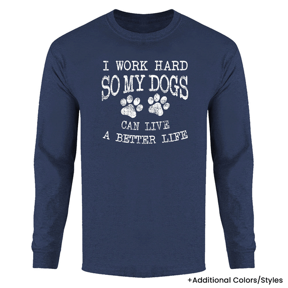 Men's Best Dog Ever Long Sleeve Shirt product image