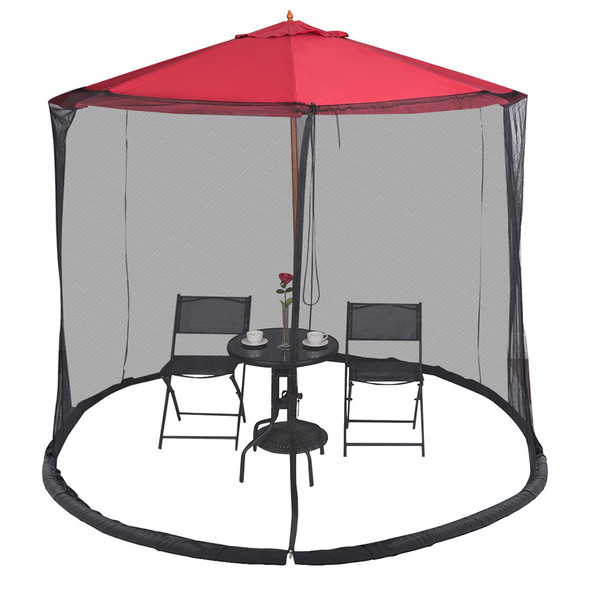 9- to 10-Foot Umbrella Table Mosquito Net Cover product image