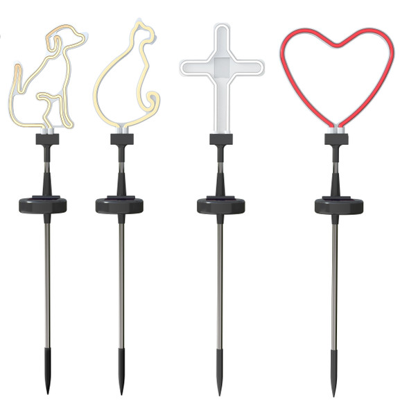Solar Neon LED Decorative Stake Light product image