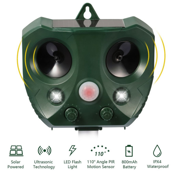 Solar Ultrasonic Animal Repeller  product image
