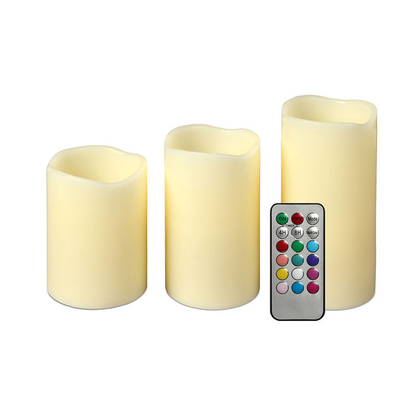 3-Piece Flameless Candles with Remote (1- or 2-Pack) product image