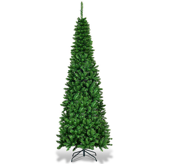 Pre-Lit 6.5ft 250 White Light Pencil Christmas Tree  product image