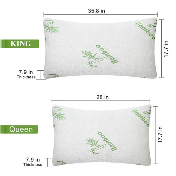 NewHome™ Bamboo Memory Foam Pillow (2-Pack) product image
