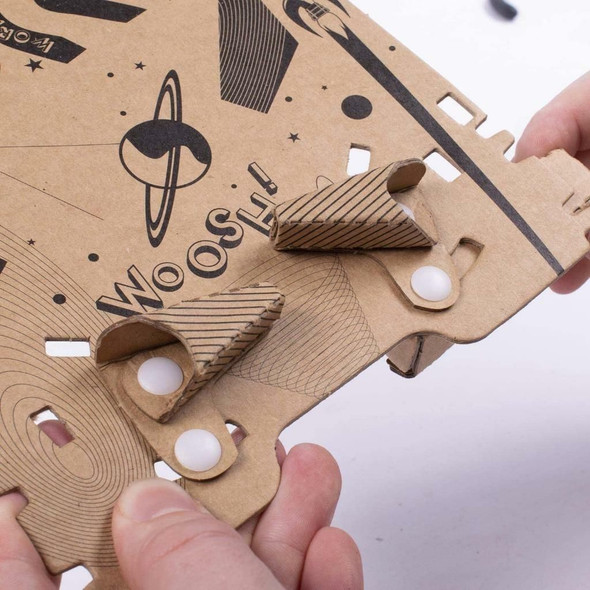 Build-Your-Own Cardboard Construction Pinball Machine product image