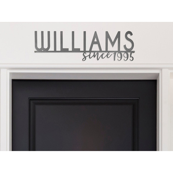 Personalized Established Family Surname Metal Sign product image