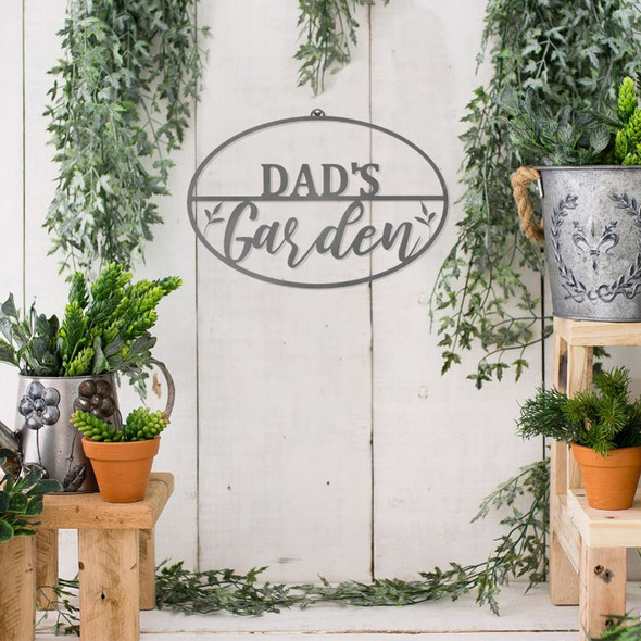 Personalized Metal Garden Sign product image