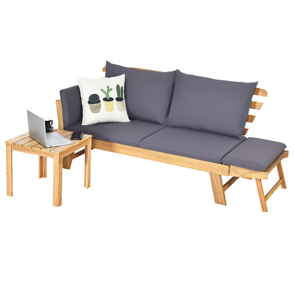 Acacia Wood Patio Sofa Daybed product image