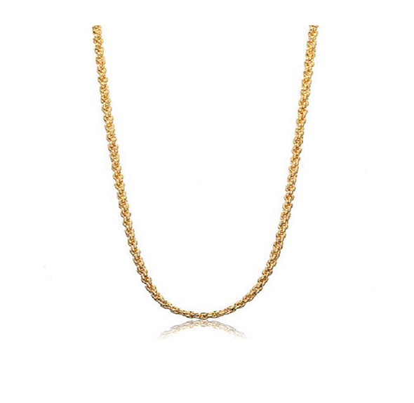 14K Gold Plated Layered Rope Chain product image