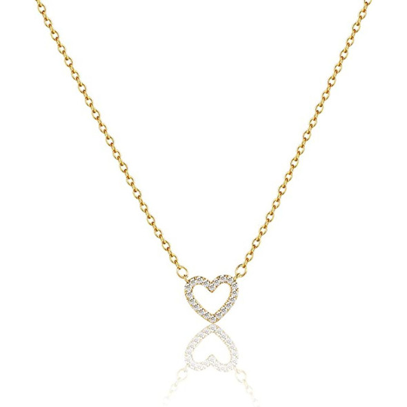  Dainty Diamond Heart Necklace  product image