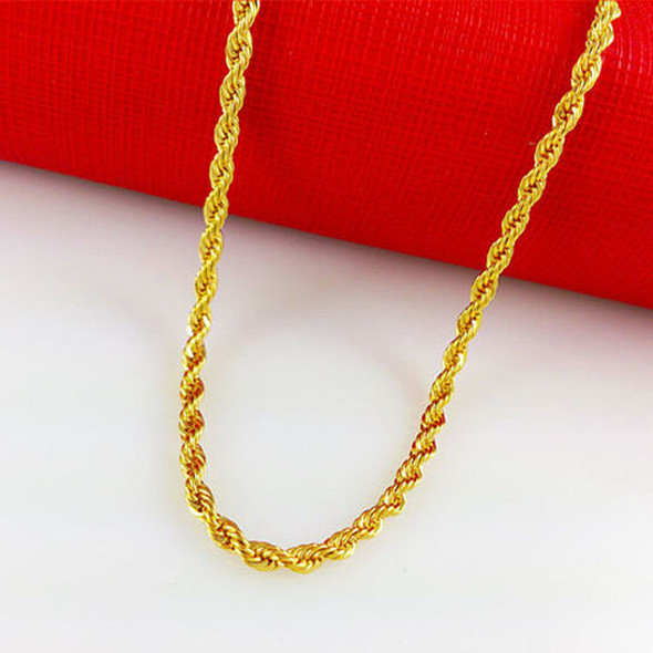 Men's 14K Gold Filled 24-Inch 3mm Rope Chain product image