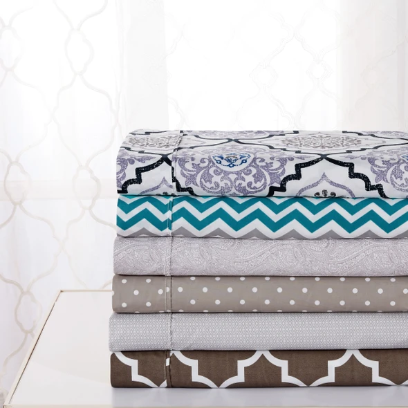 1800-TC Egyptian Luxury Printed Sheet Set by Bibb Home® product image
