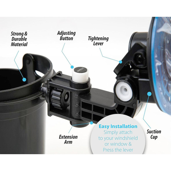 Zone Tech Recessed Folding Cup Drink Holder  product image