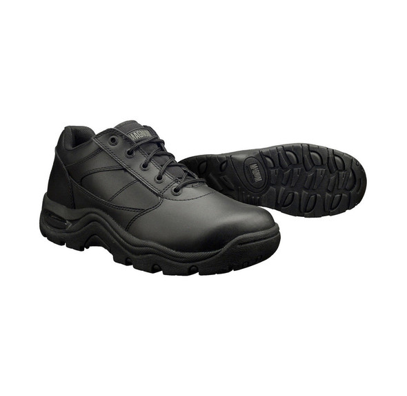 Magnum Viper Slip-Resistant Black Leather Work Shoes product image