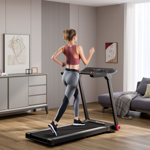 SuperFit™ 3.75HP Folding Treadmill with APP & 12 Preset Programs product image