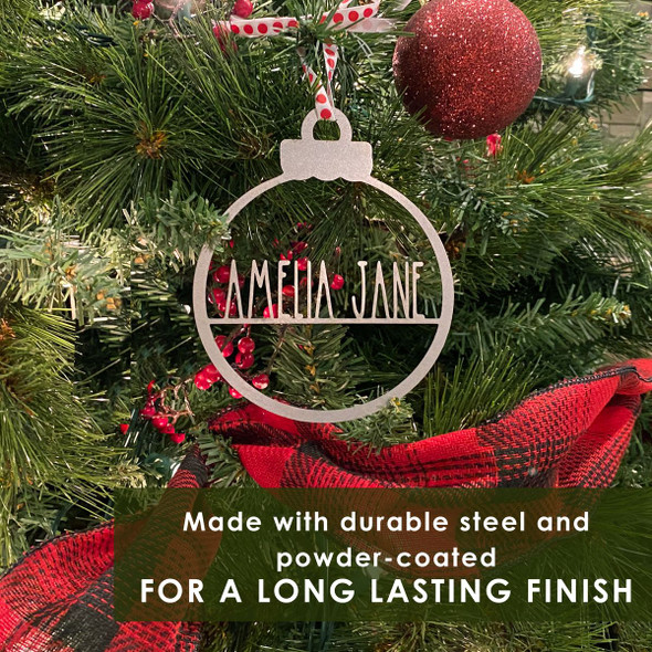 Personalized Name Christmas Ornament (5-Pack) product image