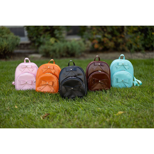 McKleinUSA® Arches Leather Mini Backpack with Bow product image