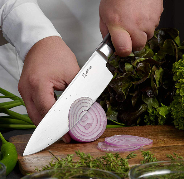 allChef® Professional Ultra Sharp Carbon Chef Knife product image