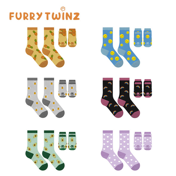 Novelty Matching Pet & Owner Fun Socks (2-Pair) product image