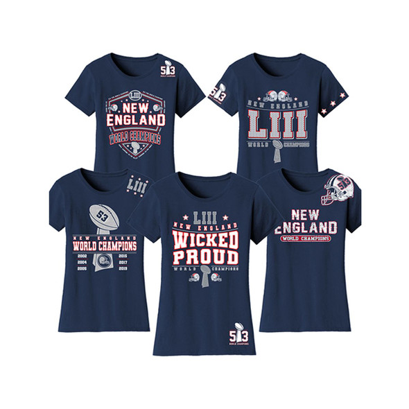 Women’s Football Champions New England T-Shirt product image