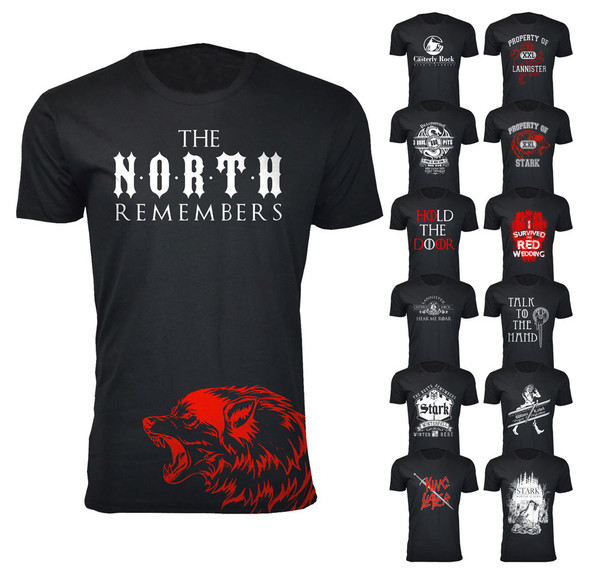 Men’s Thrones and Dragons T-Shirt product image