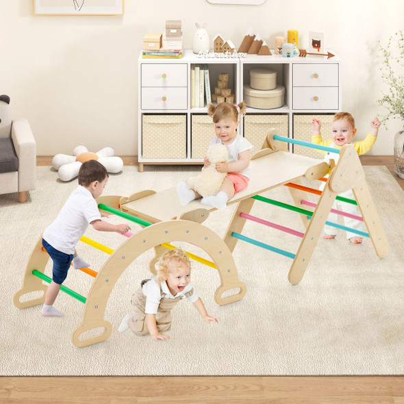 Kids' 3-in-1 Climber Set with Sliding Arch product image