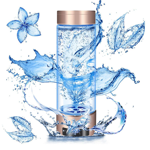 Hydrogen Water Bottle,Rechargeable Portable Hydrogen Water Ionizer Machine,PEM SPE Technology,LED Display,Generates Real 2000ppb Hydrogen Water Bottle Generator product image