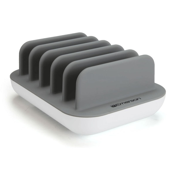 Emerson 5-Port USB Charging Station with LED Charging Indicator Light product image