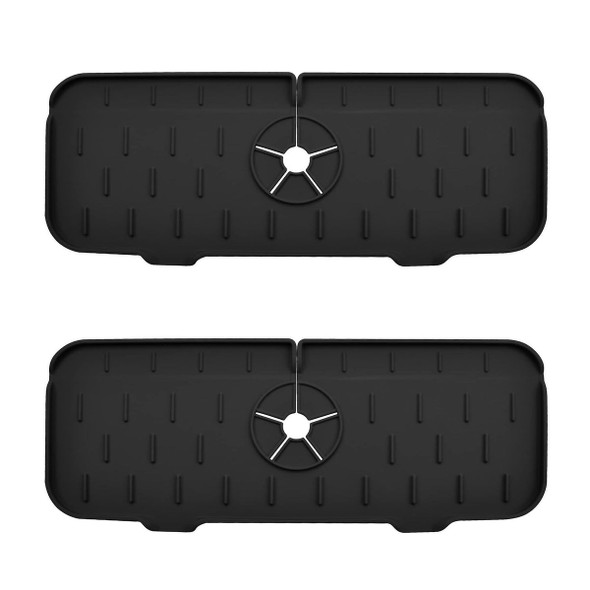 Silicone Kitchen Sink Faucet Splash Guard (2-Pack) product image