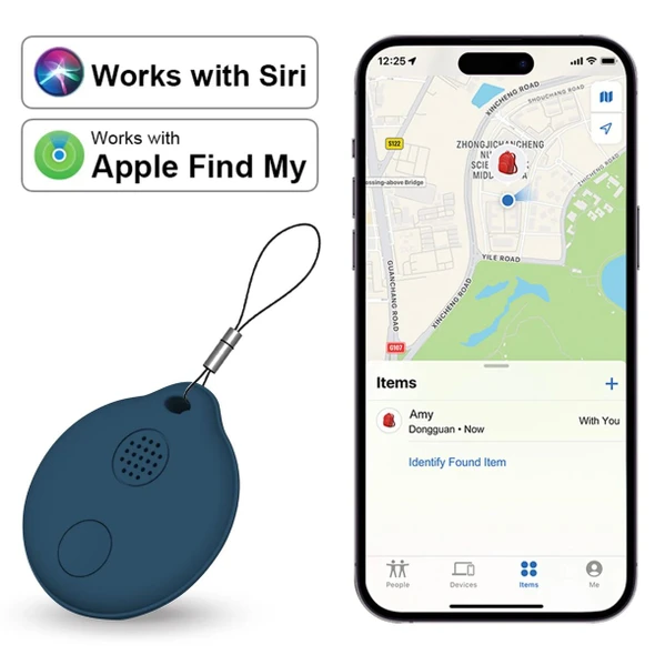 Portable GPS Tracking, Smart Anti Loss Device, GPS Smart Finders Tracker Device for Kids Pets Blue product image