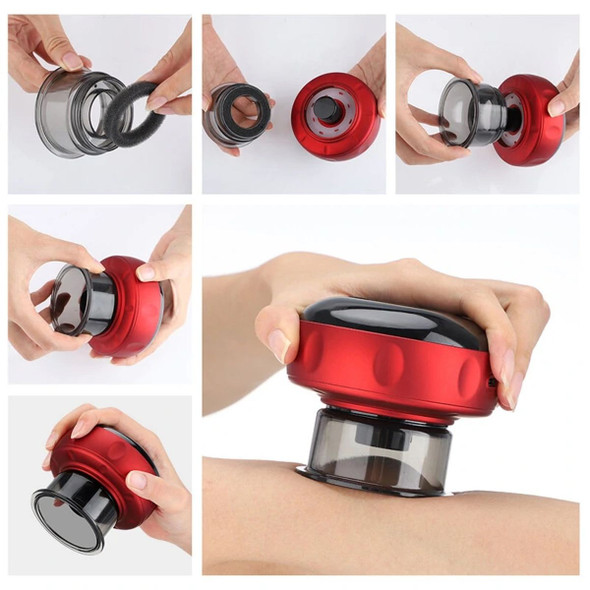 12 Speed Cervical Mini Anti Cellulite Magnet Vibration Muscle Body Shoulder Neck Device Electromagnetic Wave USB Massager product image