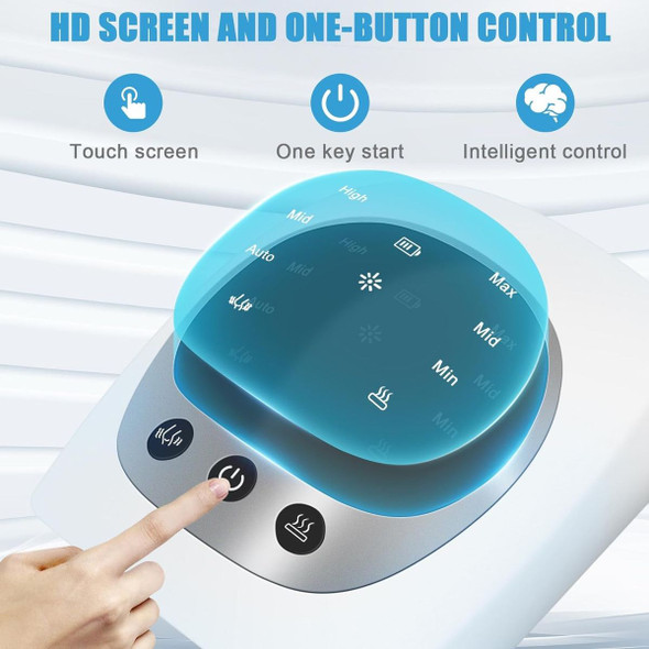 Knee Massager, Cordless Knee Massager with Multi-Function Screen, Physical Heating and Vibration Function, Gift for A Comforting Massage product image