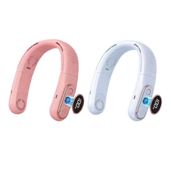 Portable USB Rechargeable Hanging Neck Fan product image
