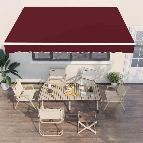 Manual Retractable Sun Shade Awning with Manual Crank product image