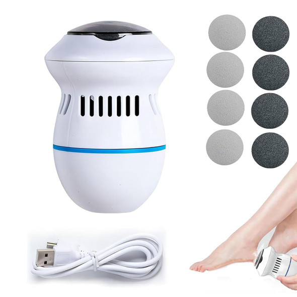 Electric Foot Grinder, Vacuum Absorption Electric Grinder, 8 Grinding Heads, 2 Speeds, Portable and Handheld for Care Anytime product image