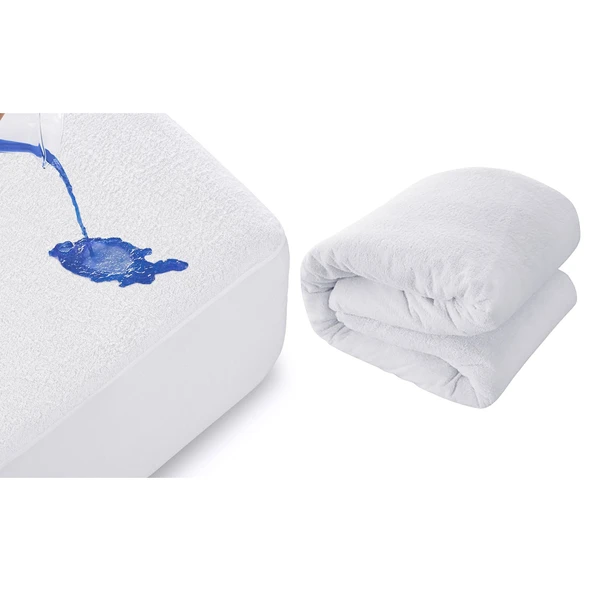 Waterproof Fitted Terry Mattress Protector product image