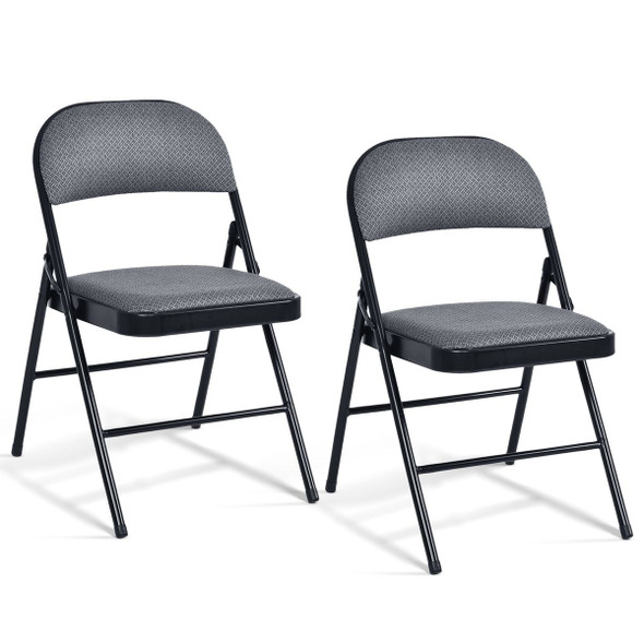 Upholstered Folding Chairs (Set of 2) product image
