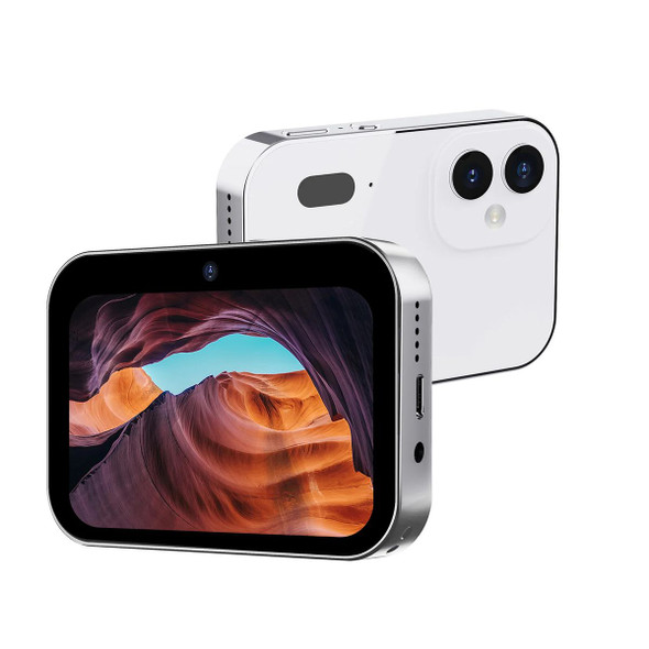 4K CCD Digital Camera 64MP Digital Video Camera with 3 Lens 3 Inch Touch Panel 16X Digital Zoom Built-in Flash Color White product image