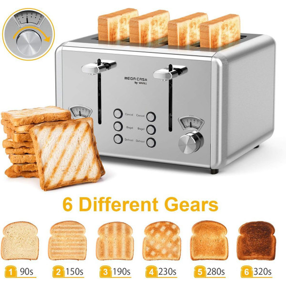 Whall 4 Slice Toaster  product image